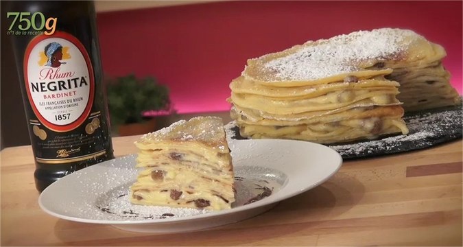 Recette du Gâteau de crêpes - 750 Grammes