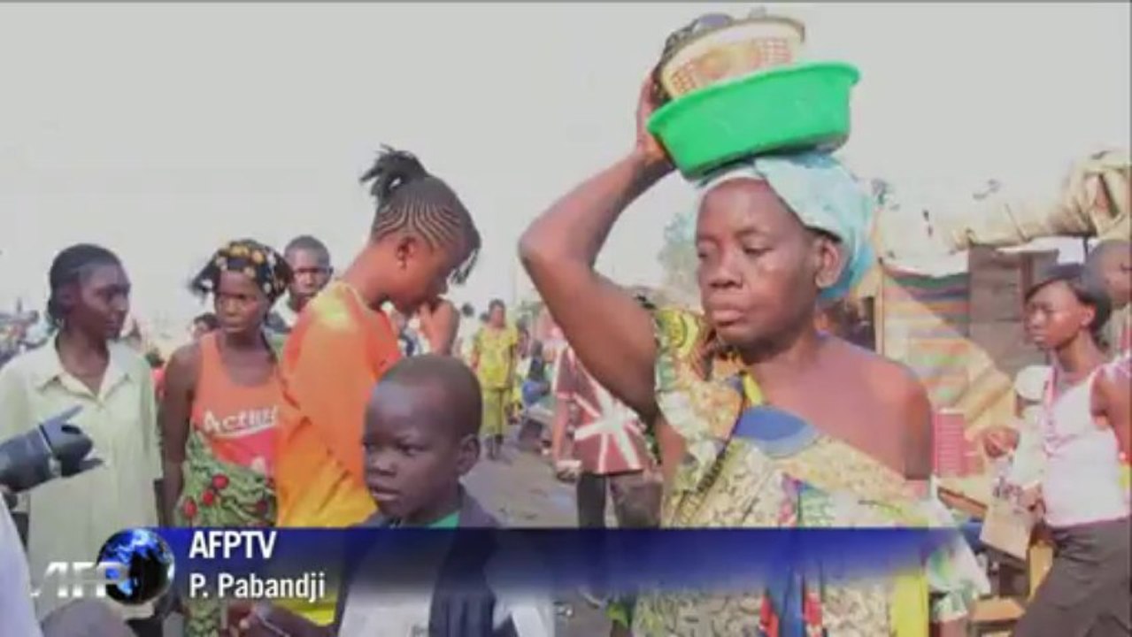 Centrafrique: les déplacés attendent de bonnes conditions de vie