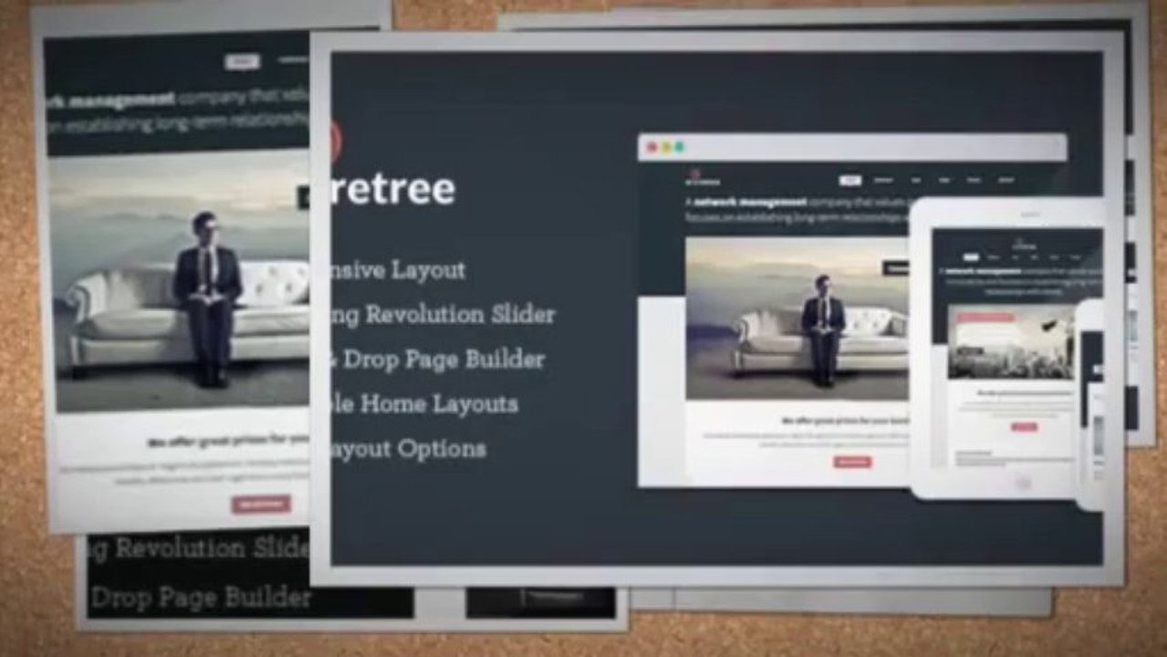 Wiretree Responsive Corporate WordPress Theme Download