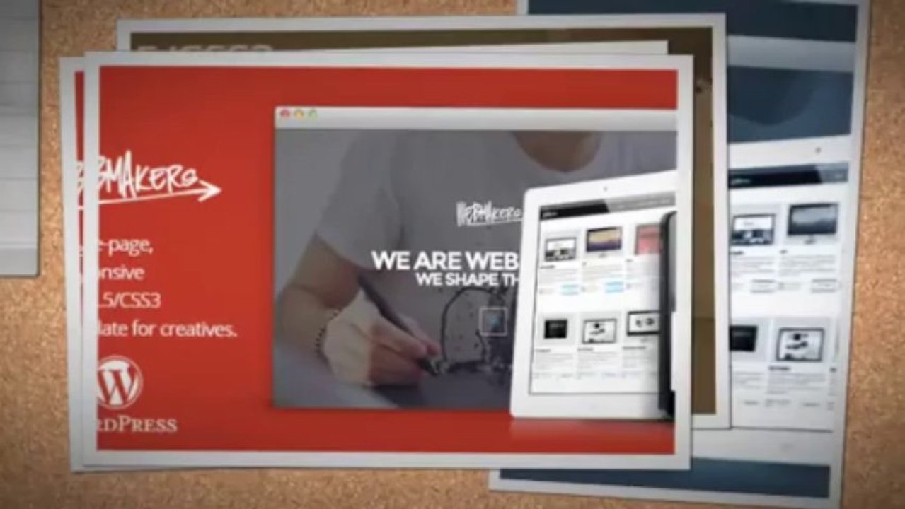 Webmakers one page WordPress Theme Download