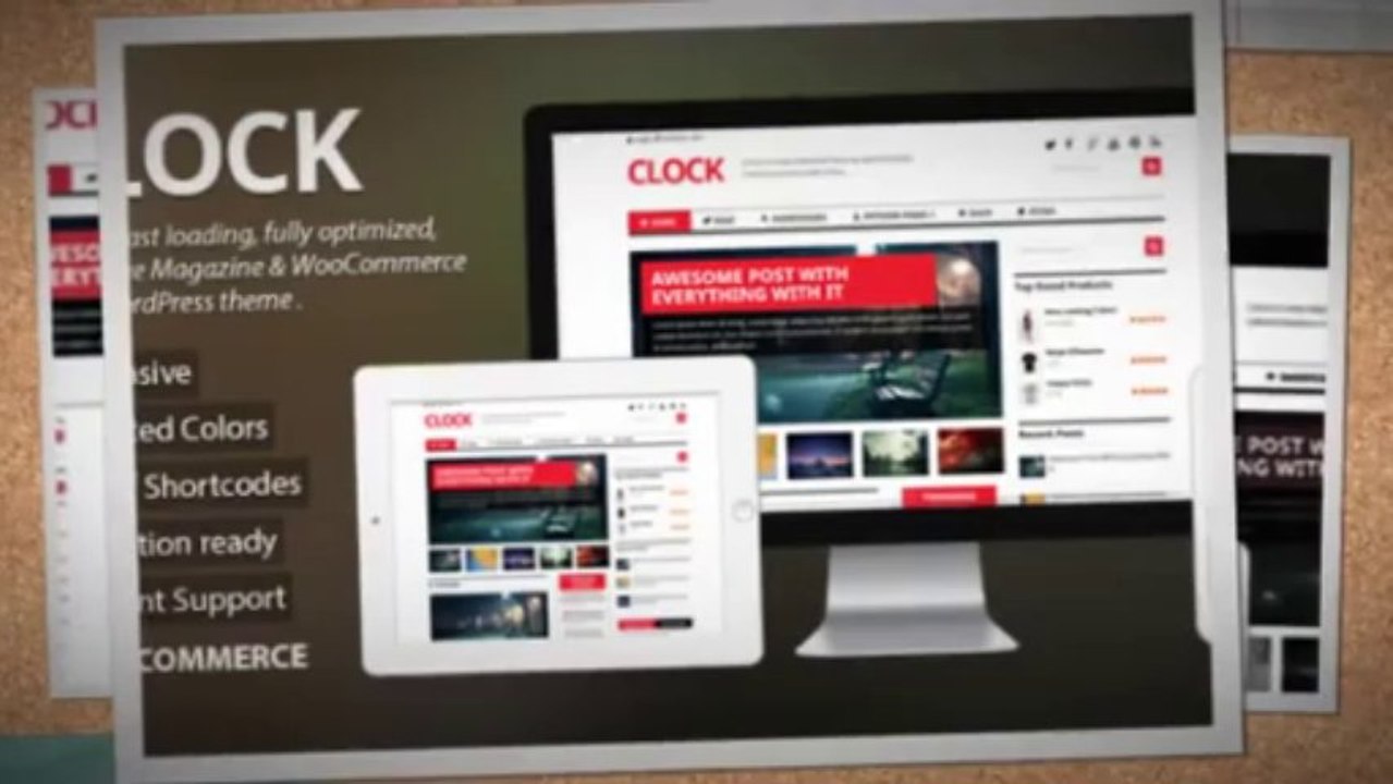Clock Magazine WooCommerce Ready WP Theme Download