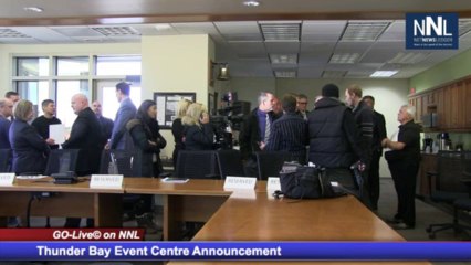 Thunder Bay Event Centre Announcement