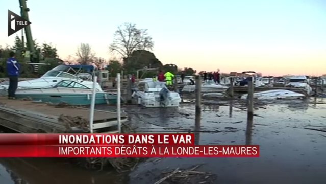 Importants dégâts dans la port de La Londe-Les-Maures