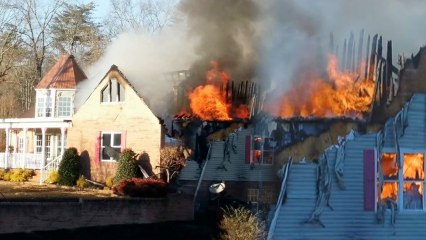 Victim of 'TP' Prank Uses Fire For Removal, Burns Down House