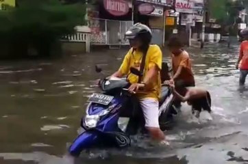 Monsoon Rains Flood Parts of Jakarta