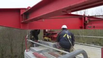 Chantier LGV : la construction du viaduc de la Courbe, à La Bazoge (72)
