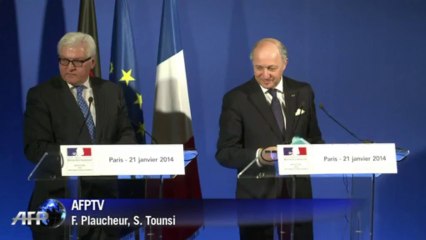 Syrie: Paris attend des "avancées", Berlin "des petits pas"