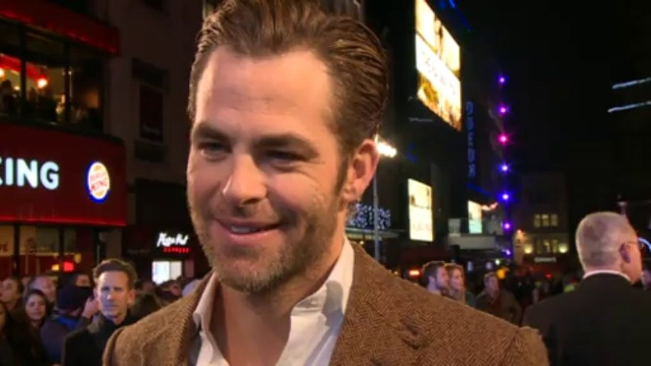 Hot Chris Pine talks Star Trek at Jack Ryan premiere