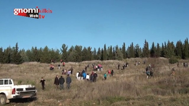 Δενδροφύτευση του λόφου του Αγίου Γεωργίου Κιλκίς από μαθητές Γυμνασίου