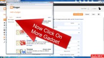 How to add Contact Form Gadget in Blogger Blog Tutorial  Blogger Tutorial 2014