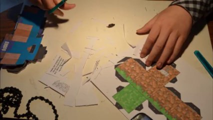 Minecraft Papercraft Timelapse