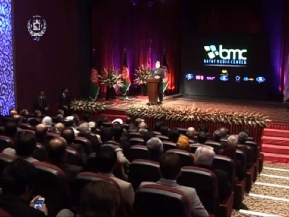 President Karzai's Speech at Bayat Media Center Inaugural Ceremony - Jan 21, 2014