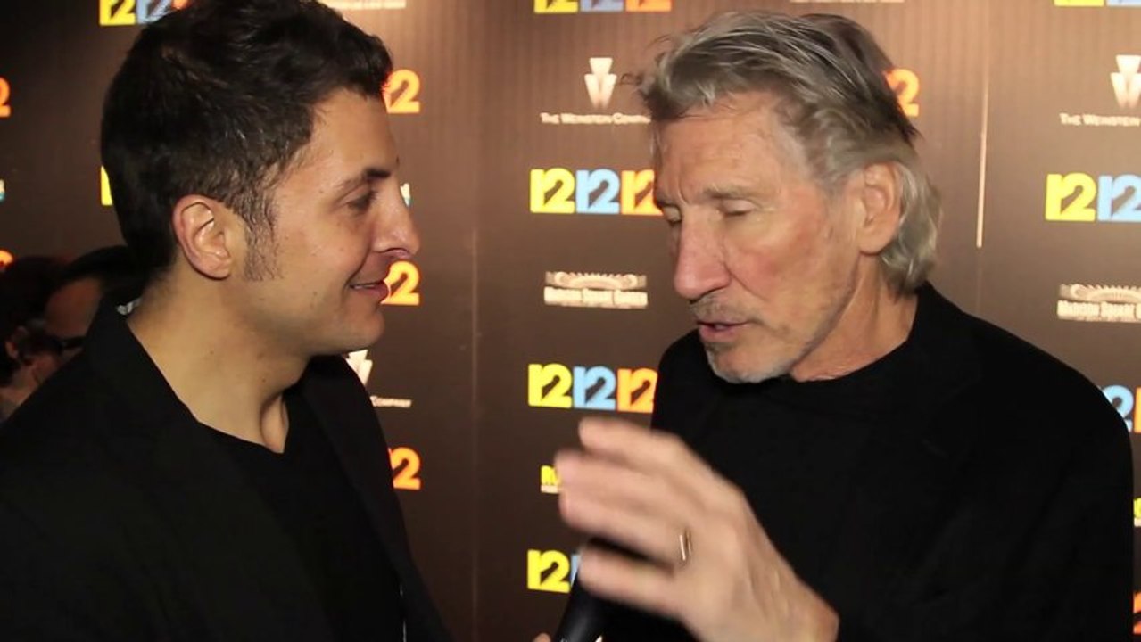 Pink Floyd Bassist and Rock Icon Roger Waters #InTheLab at the "12-12-12" Premiere