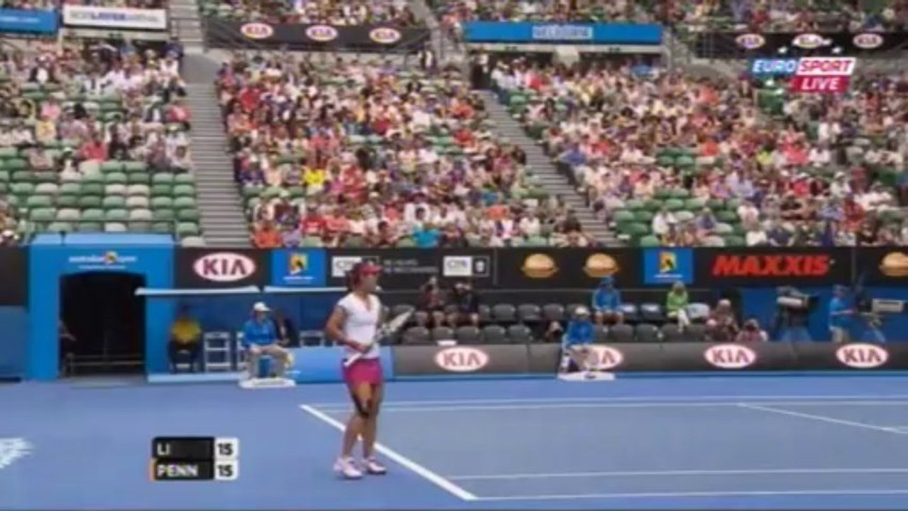 Flavia Pennetta - Na Li (AO 2014 - QF) Set 1