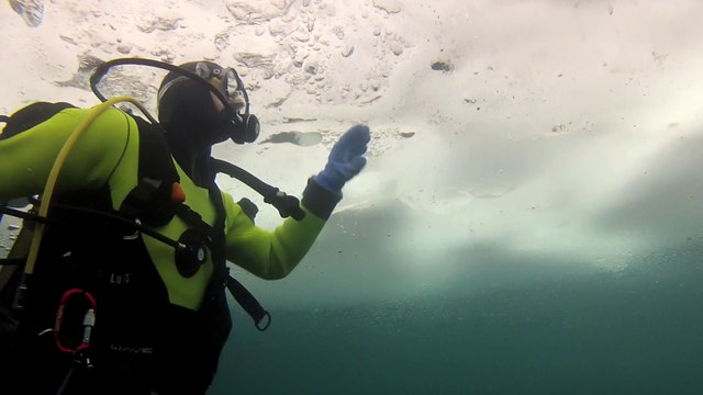 Clip plongée sous glace Tignes