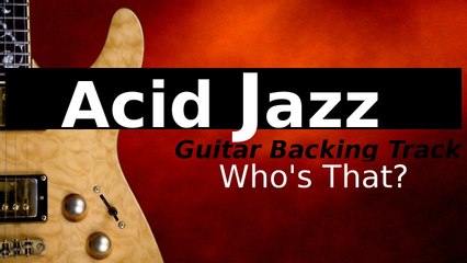 Acid Miles Davis Backing Track for Guitar in G Major & Minor - Who's That?
