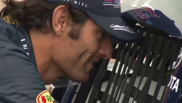 Formula 1 2011: Red Bull Speed Jam - Mark Webber demo in Cardiff