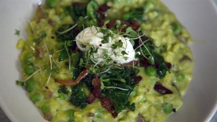 How To Make An Easy Pea And Bacon Risotto