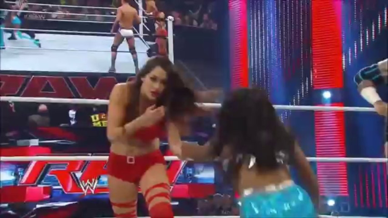 Wrestlemania 29 (RAW) Rhodes Scholars andThe-Bella Twins vs. Tons Of Funk and The Funkadactyls