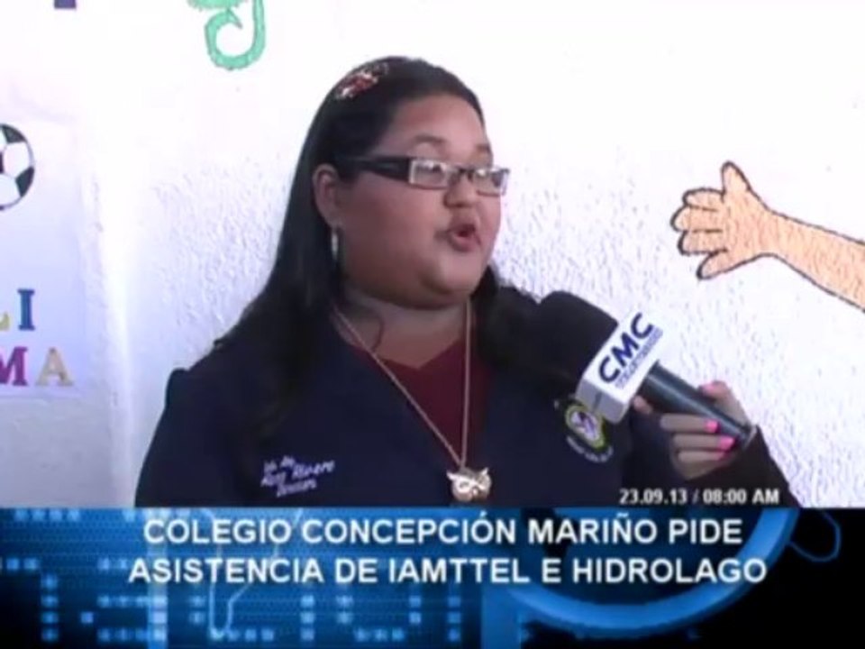 Colegio Concepción Mariño pide asistencia de IAMTTEL e Hidrolago. 23.09.13