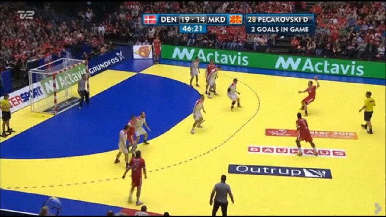 European Championship Handball - Denmark - Macedonia - 12.01.14
