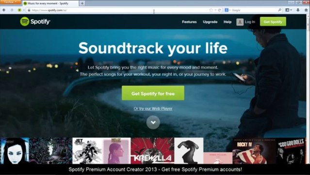 Spotify Premium Account Creator (Updated January 2014 )