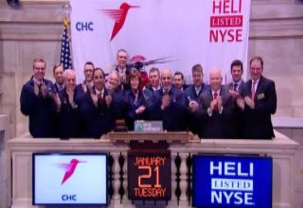 CHC Group Ltd. (HELI) Celebrates IPO At NYSE, CEO Weighs In On Company's "Exciting" Growth Areas