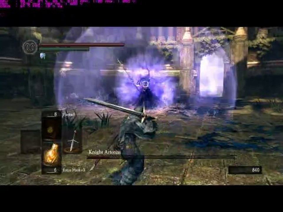 Dark Souls PTDE DLC - Knight Artorias Boss Fight + No Shield