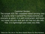 Sunpak 620-760-AZ Unpadded Tripod Carrying Case for UT Series Tripods Review