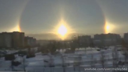 Trois soleils dans le ciel de Moscou ?