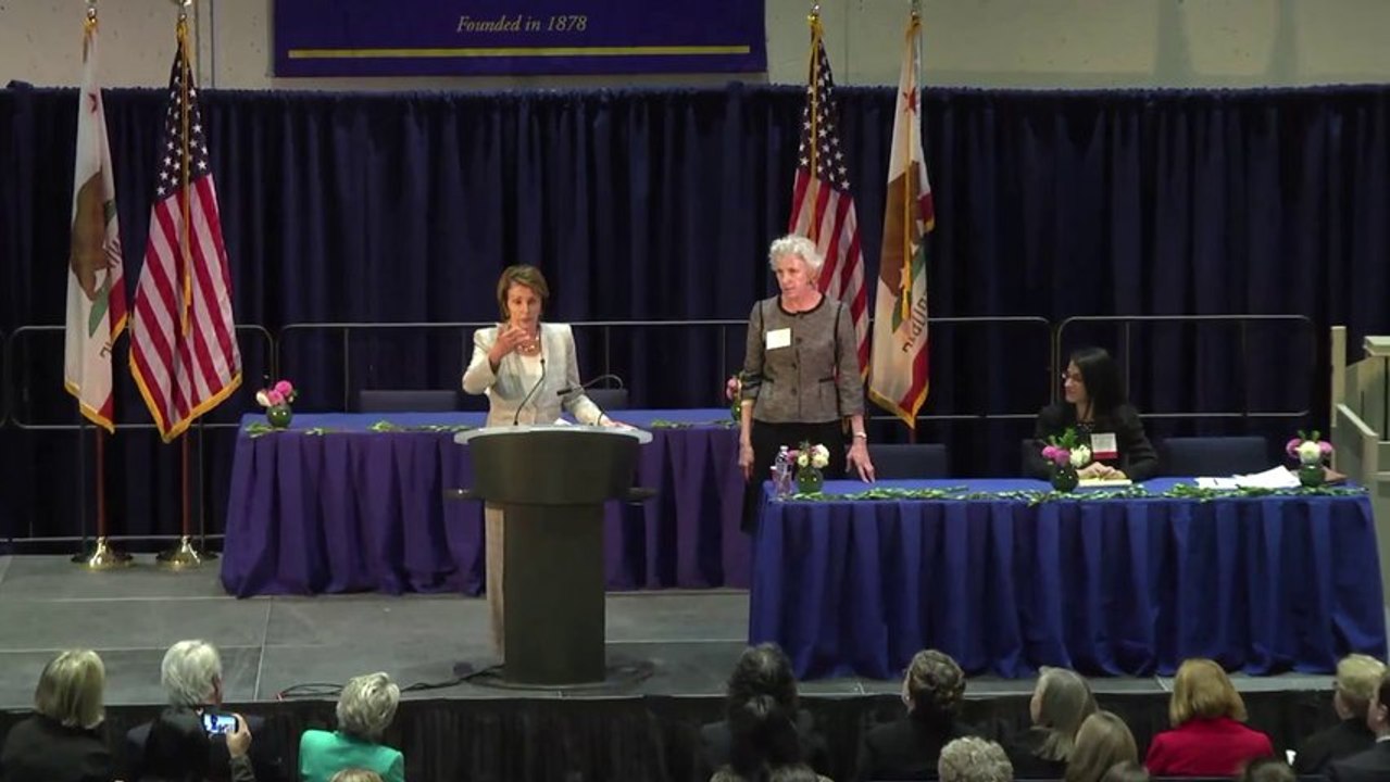 Nancy Pelosi "When Women Succeed, America Succeeds" at UC Hastings Women's Law Journal 25th Anniversary