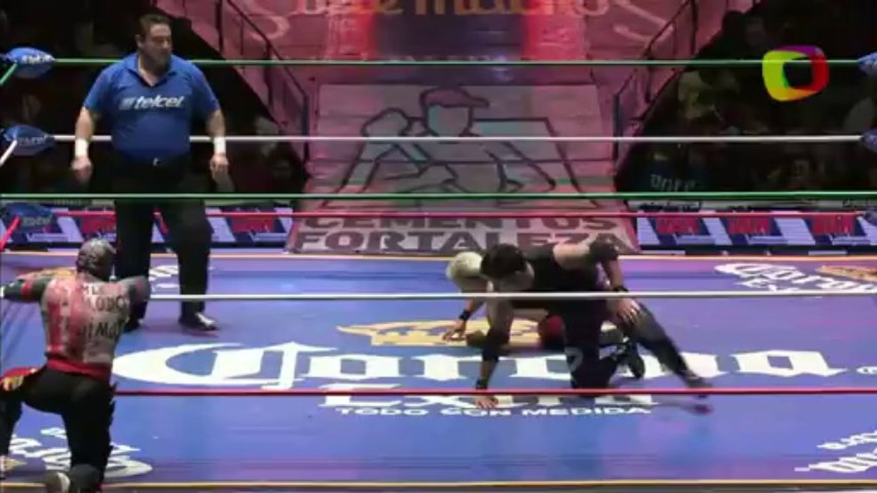 Shockercito & Último Dragoncito vs Mercurio & Pequeño Olímpico