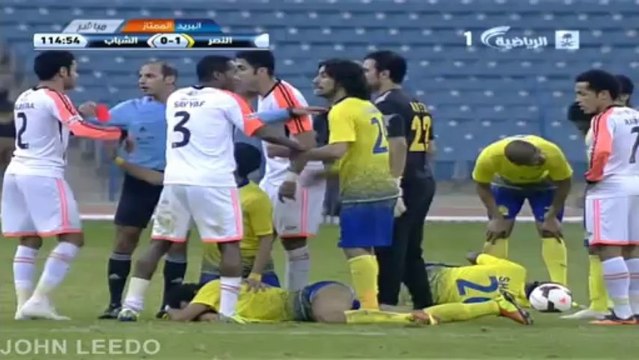 الشوط الإضافي الثاني #النصر_الشباب #كأس ولي العهد 20132014 دور الأربعة