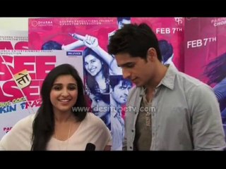 Hansee To Fansee   posses for camera during the starcast  interview