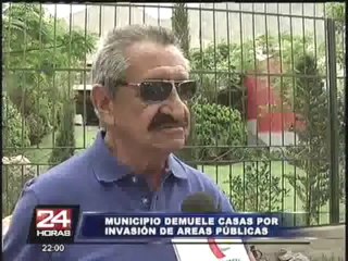Surco: municipio demuele casas por invasión de áreas públicas