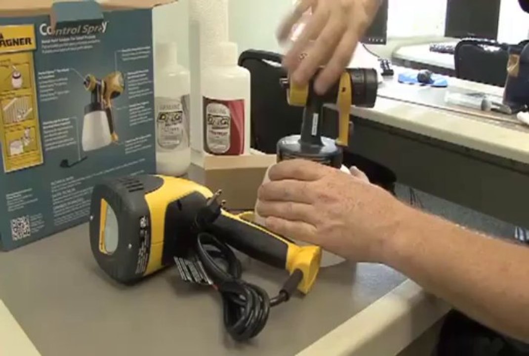 T Shirt Printing Machine Procedures - Setting Up the Wagner sprayer for pre-treating