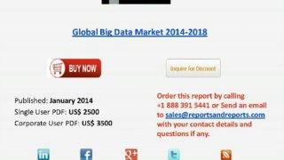 Big Data Market 2014-2018