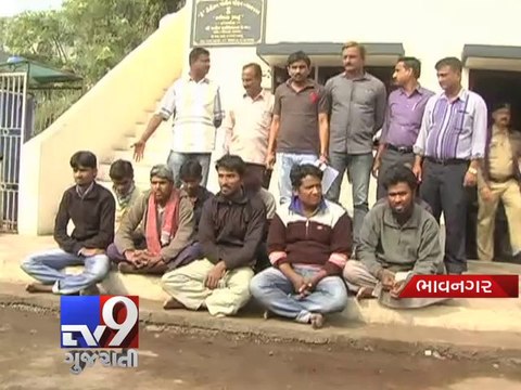 Gang arrested for stealing trucks and stripping them for parts to be sold, Bhavnagar - Tv9 Gujarati