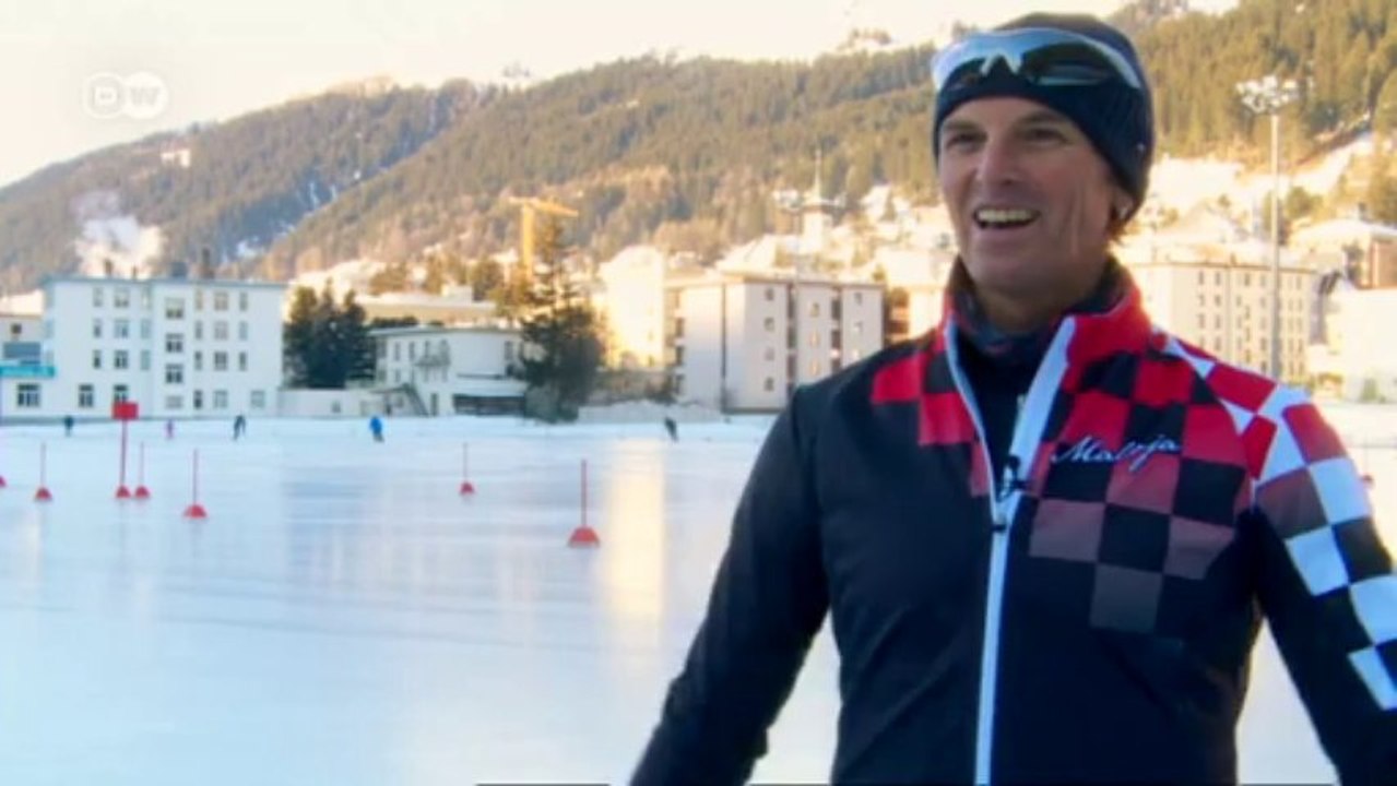 Eislaufen in davos | euromaxx - schneetreiben