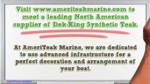 Synthetic Teak Boat Decking for Yachts and other Watercraft