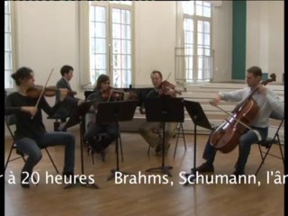 Brahms, Schumann, l'âme romantique