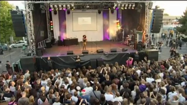 Inna Modja Mister H & French Cancan - Direct Live 01 Juillet 2011 à Montigny lès Metz