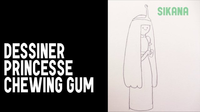 Dessiner Princesse Chewing Gum (Princess Bubblegum) d'Adventure time