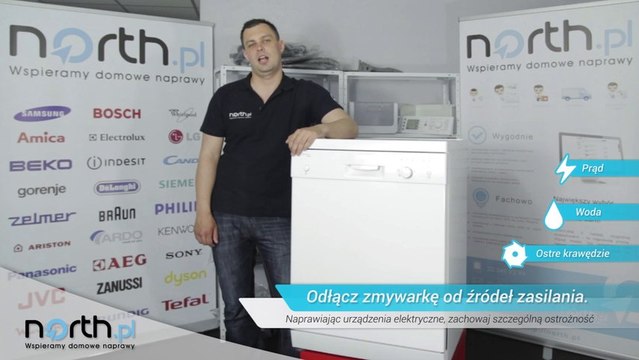 Rolki i prowadnice w zmywarce - wymiana, naprawa. Części zamienne do AGD i RTV.