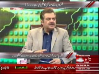Aaj Ki Baat (Din News) 21 January 2014 Part-2