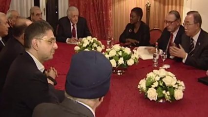 Genève II: premiers entretiens à Montreux