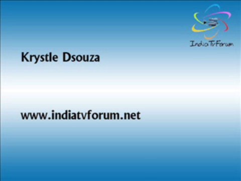 Krystle Dsouza Interview- 22 Jan 2014 Part 1