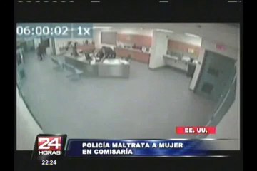 EEUU: cámaras muestran a policía maltratando a una mujer ebria