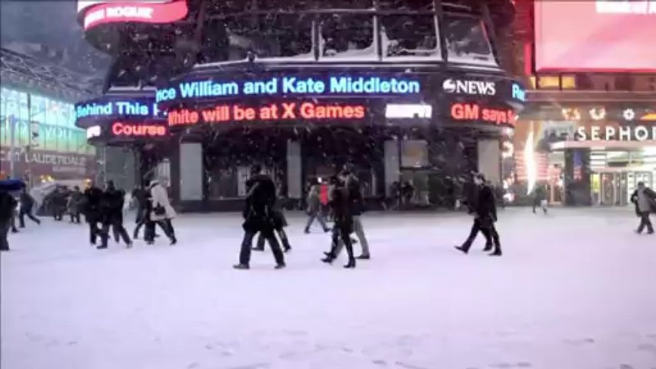 Schneesturm trifft New York