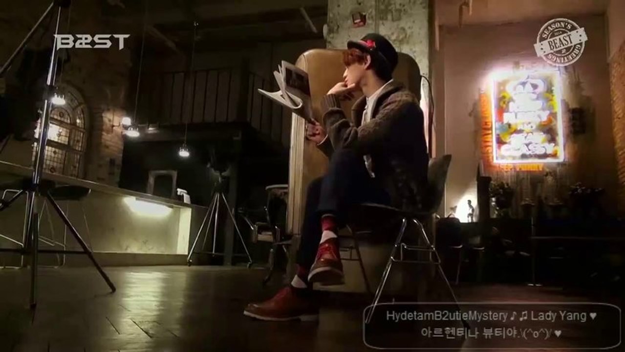 HD YoSeob (요섭) #비스트 "BEAST SEASON'S GREETINGS 2014" Cut -고마워^ ^-